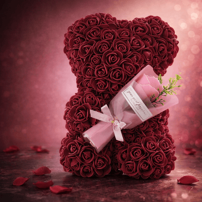 Infinity Rose Bear ✨ - Dárkové Balení ❤️ - Blazzy