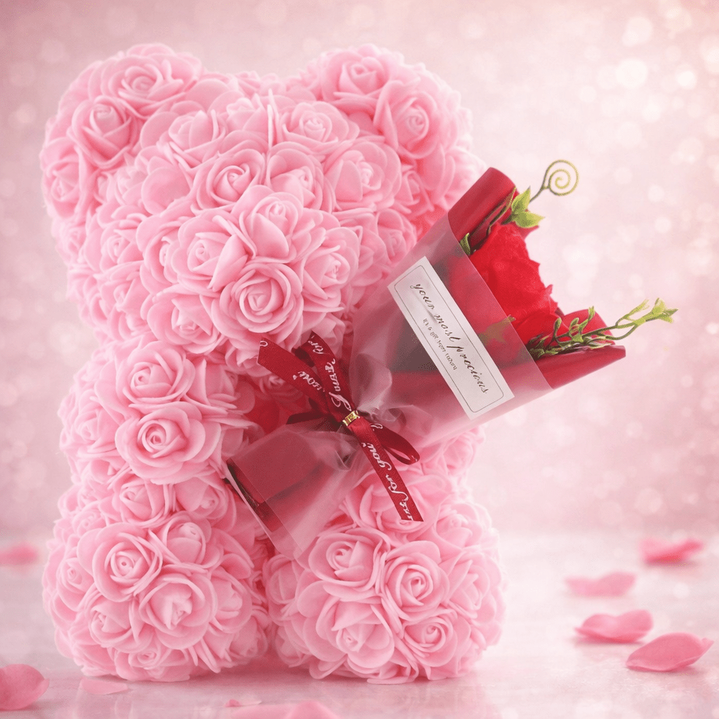 Infinity Rose Bear ✨ - Dárkové Balení ❤️ - Blazzy