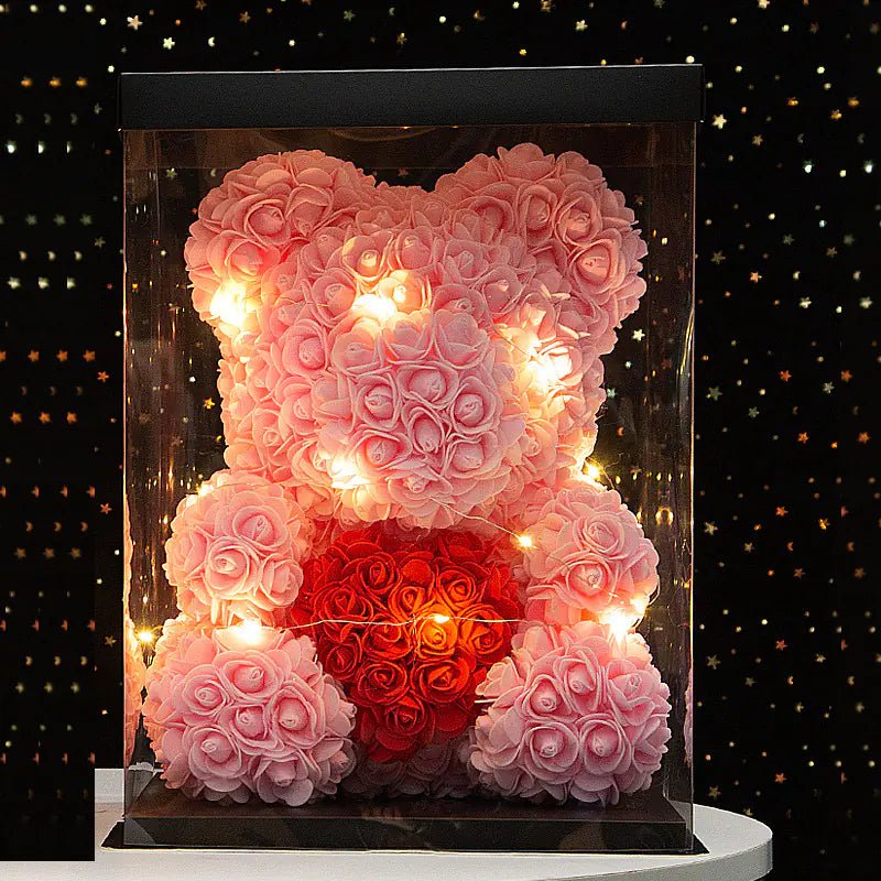 Infinity Rose Bear ✨ - Dárkové Balení ❤️ - Blazzy